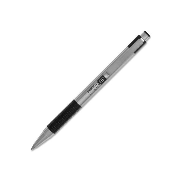 Zebra Pen Zebra F301 Ballpoint Retractable Pen, Black Ink, Fine, Dozen
